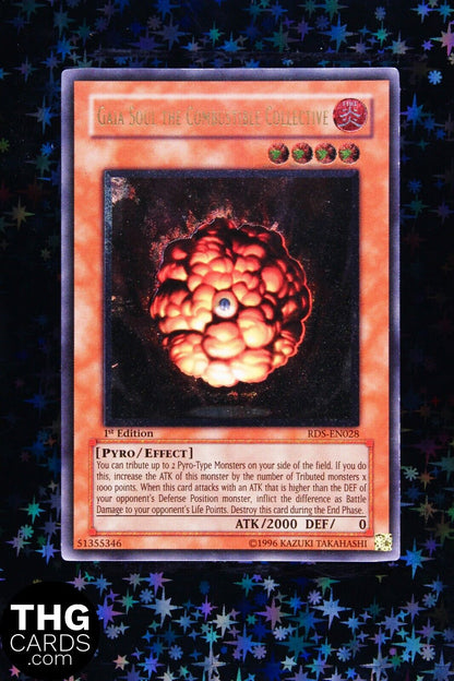 Gaia Soul The Combustible Collective RDS-EN028 1st Ed Ultimate Rare Yugioh Card