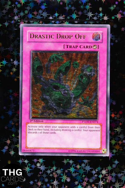 Drastic Drop Off PTDN-EN074 1st Edition Ultimate Rare Yugioh Card