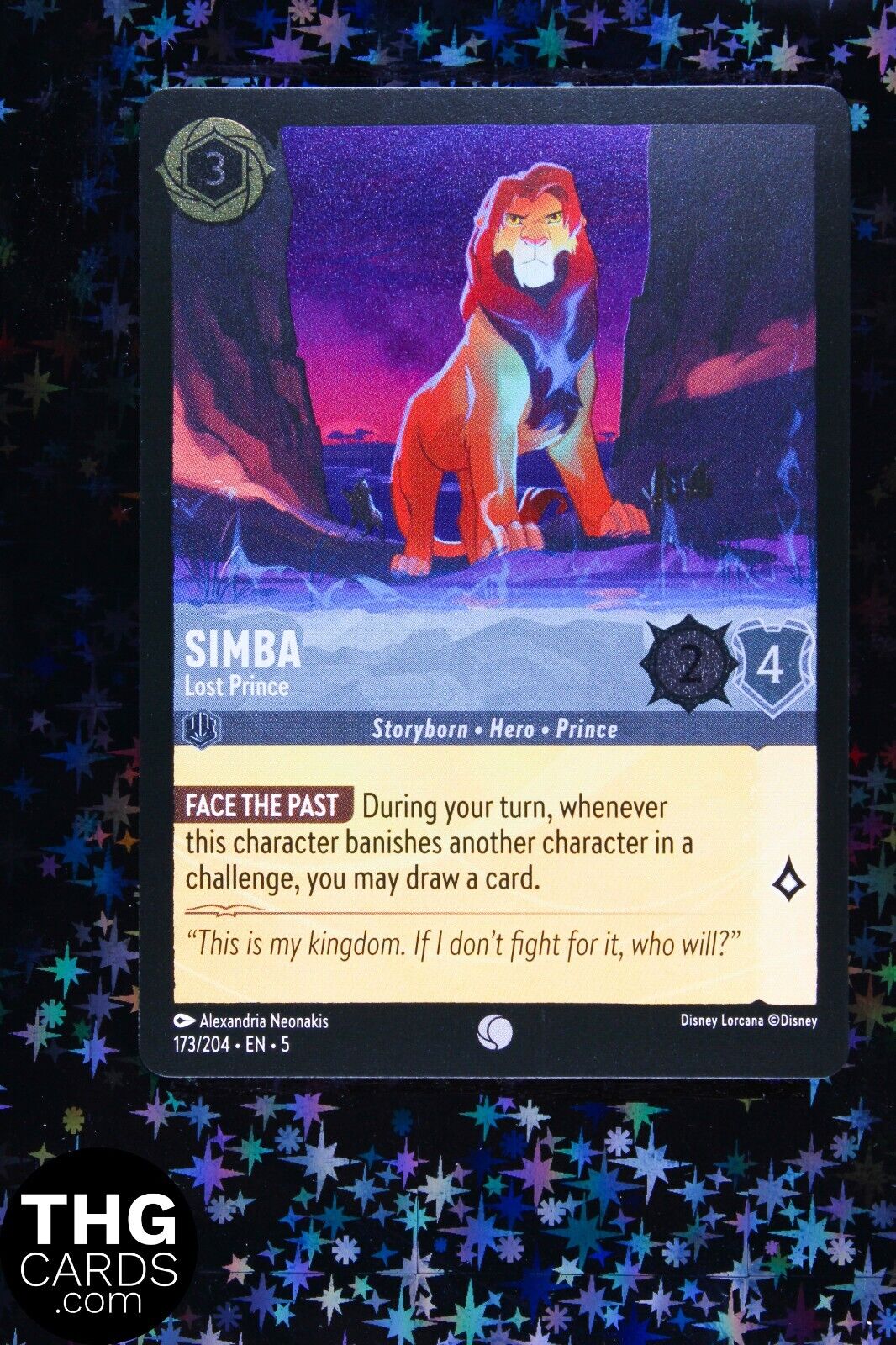 Simba, Lost Prince 173/204 Foil Common Lorcana Card EN 5