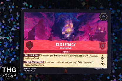 RLS Legacy, Solar Galleon 136/204 Foil Rare Lorcana Card EN3