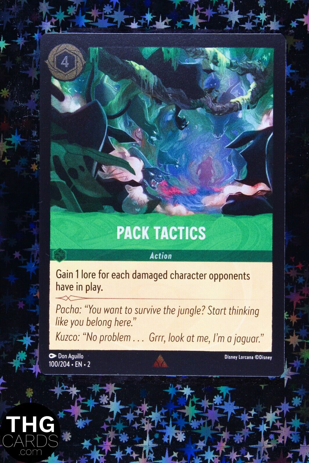 Pack Tactics 100/204 Rare Foil Lorcana Card EN 2