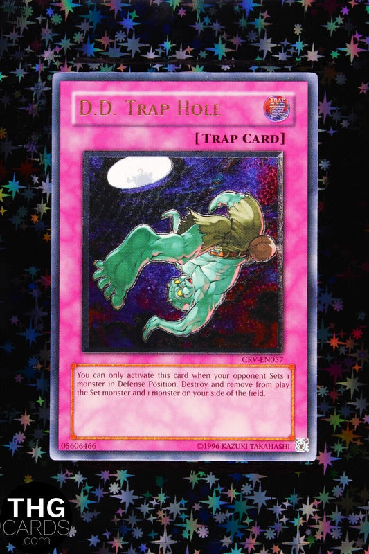 D.D. Trap Hole CRV-EN057 Ultimate Rare Yugioh Card 2