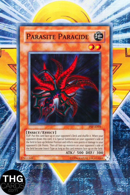 Parasite Paracide PSV-E003 Super Rare Yugioh Card