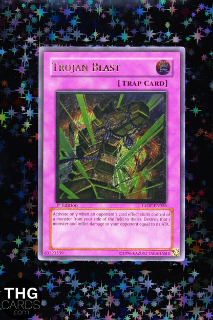 Trojan Blast CDIP-EN056 1st Edition Ultimate Rare Yugioh Card