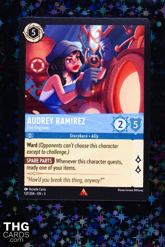 Audrey Ramirez, The Engineer 137/204 Rare Lorcana Card EN3