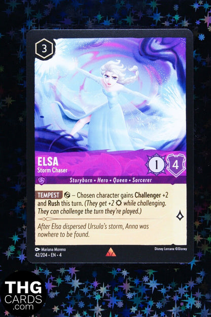 Elsa, Storm Chaser 42/204 Rare Lorcana Card EN 4