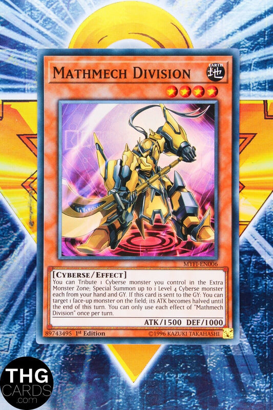 Mathmech Division MYFI-EN006 1st Edition Super Rare Yugioh Card