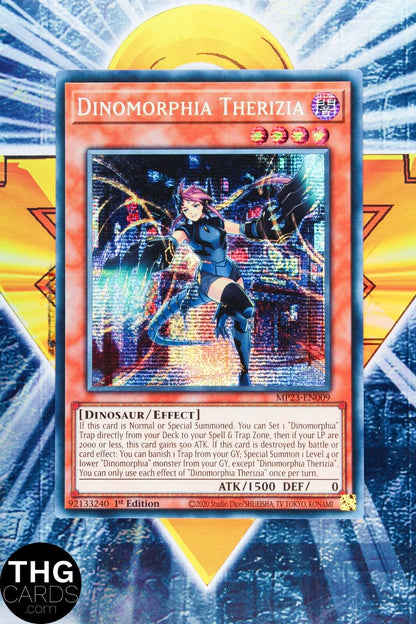 Dinomorphia Therizia MP23-EN009 1st Edition Secret Rare Yugioh Card