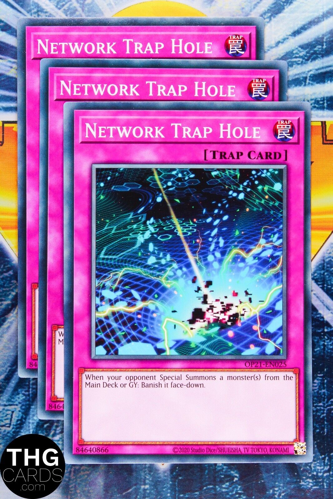 Network Trap Hole OP21-EN025 Common Yugioh Card Playset