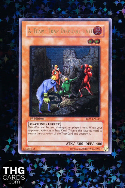 A-Team - Trap Disposal Unit RDS-EN033 1st Edition Ultimate Rare Yugioh Card 1