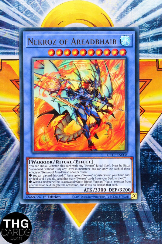 Nekroz of Areadbhair GFTP-EN008 1st Edition Ultra Rare Yugioh Card