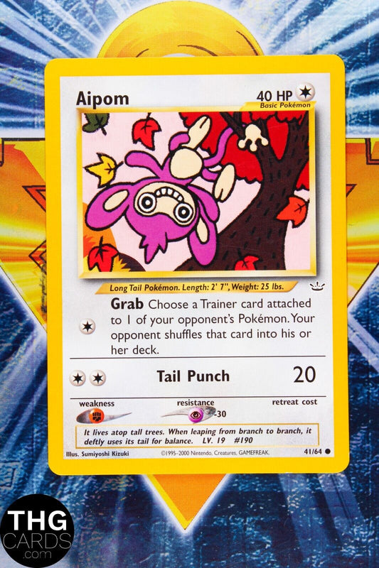 Aipom 41/64 Common Neo Revelation Pokemon Card