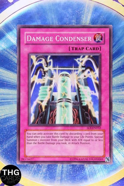 Damage Condenser SOI-EN052 Super Rare Yugioh Card