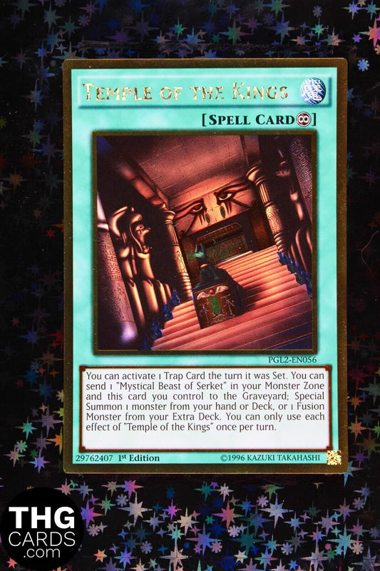 Temple of the Kings PGL2-EN056 1st Edition Gold Ultra Rare Yugioh Card