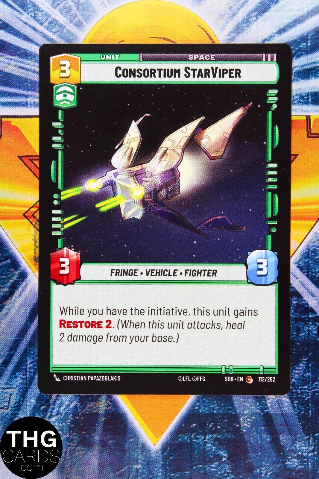 Consortium StarViper 112/252 Common Star Wars Unlimited Card Playset