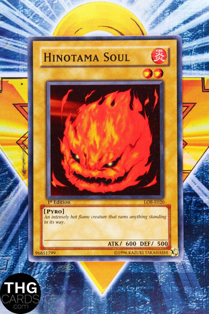 Hinotama Soul LOB-E020 1st Edition Common Yugioh Card