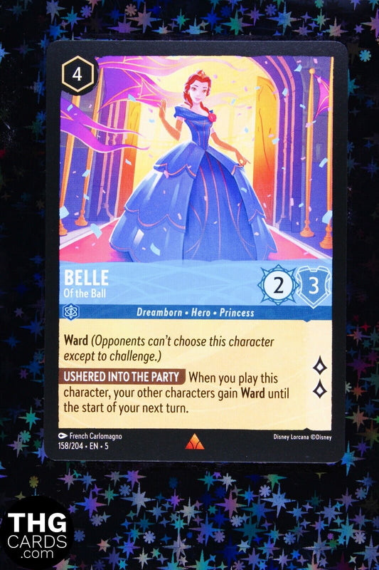 Belle, Of The Ball 158/204 Rare Lorcana Card EN 5