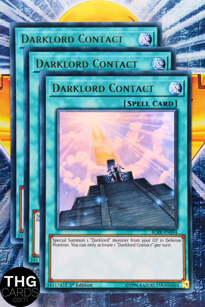 Darklord Contact BLRR-EN094 1st Ed Ultra Rare Yugioh Card Playset