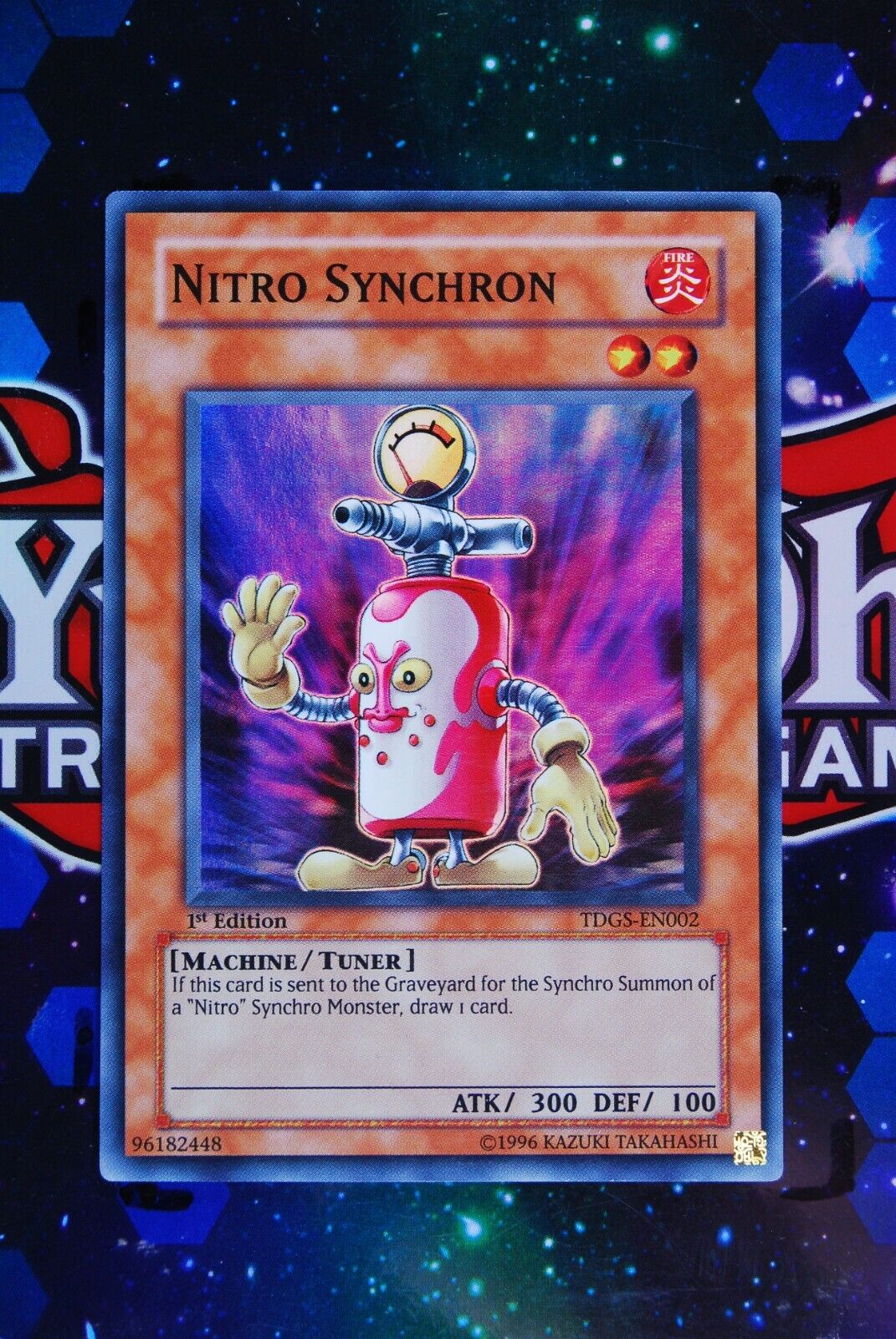 Nitro Sychron TDGS-EN002 1st Edition Super Rare Yugioh Card