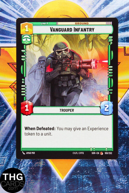 Vanguard Infantry 108/252 Common Star Wars Unlimited Card