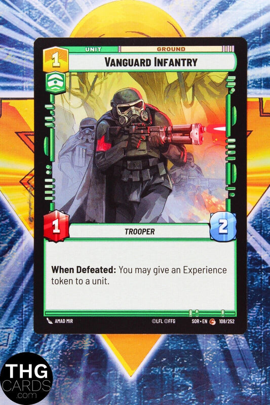 Vanguard Infantry 108/252 Common Star Wars Unlimited Card