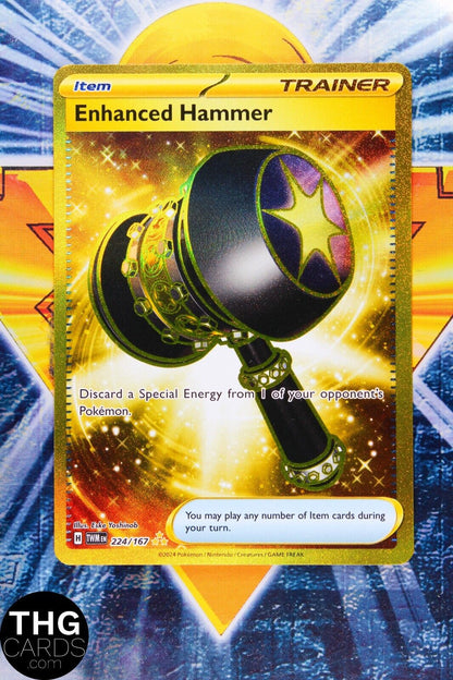 Enhanced Hammer 224/167 Secret Rare Holo Twilight Masquerade Pokemon Card