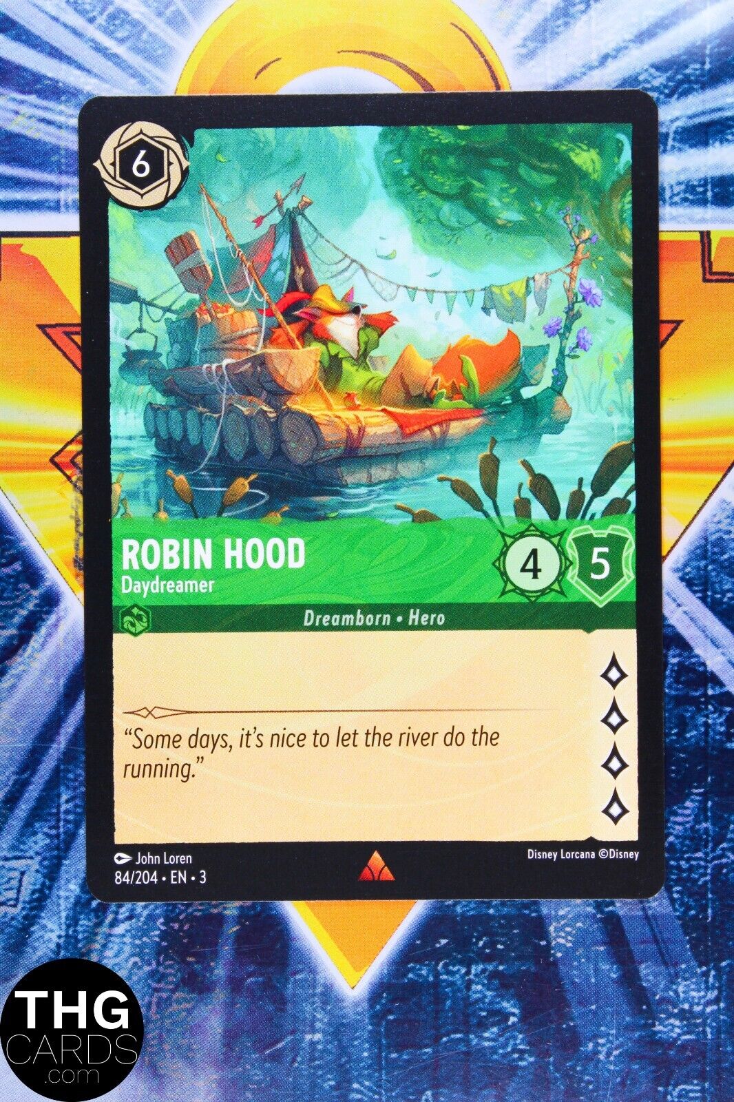 Robin Hood, Daydreamer 84/204 Rare Lorcana Into the Inklands