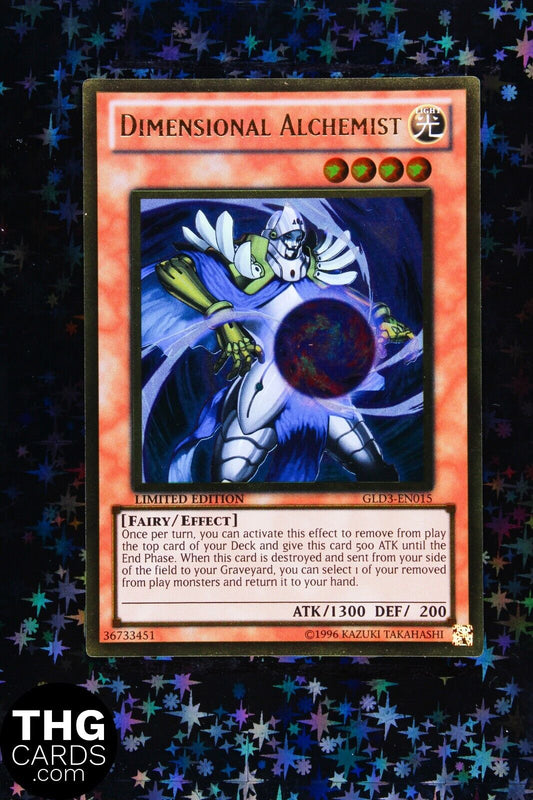 Dimensional Alchemist GLD3-EN015 Gold Ultra Rare Yugioh Card