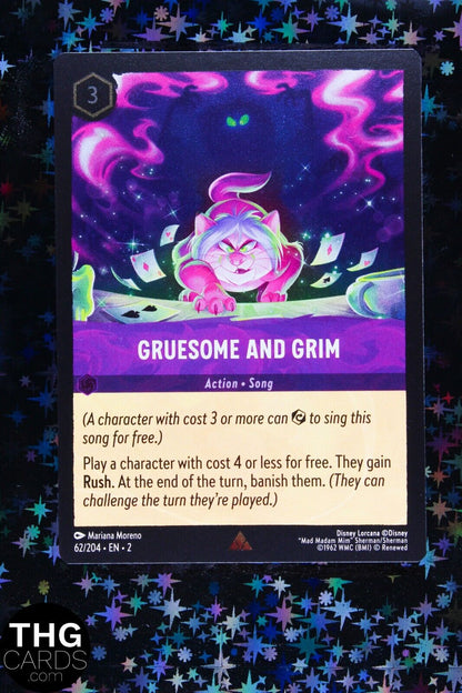 Gruesome and Grim 62/204 Rare Foil Lorcana Card EN 2