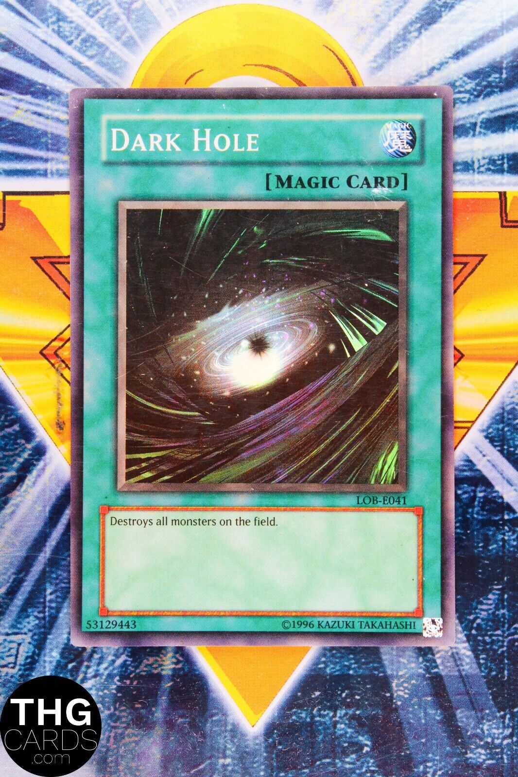 Dark Hole LOB-E041 Super Rare Yugioh Card