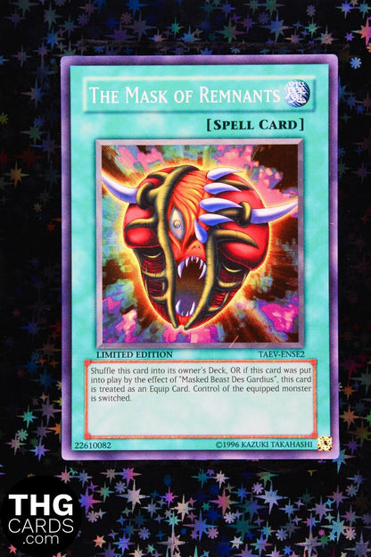 The Mask of Remnants TAEV-ENSE2 Limited Edition Super Rare Yugioh Card