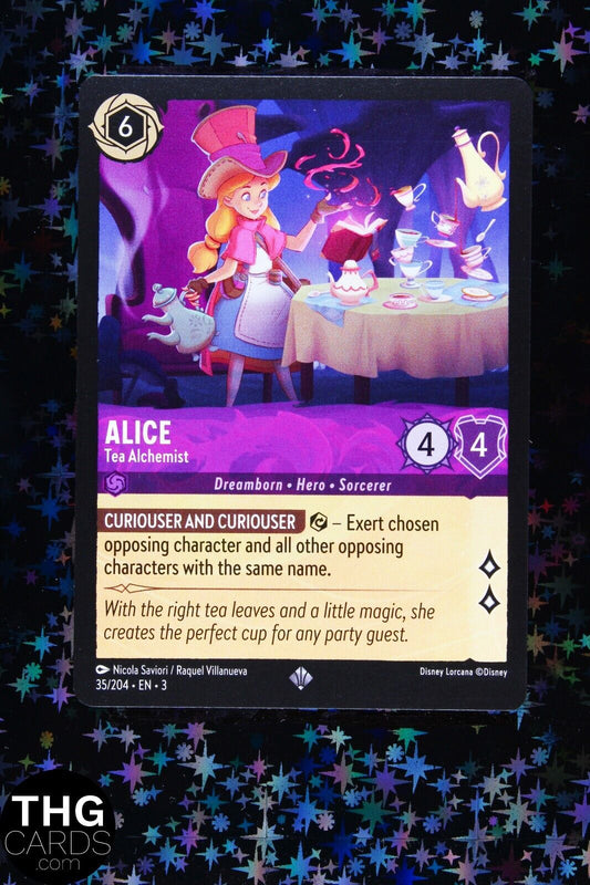 Alice, Tea Alchemist 35/204 Super Rare Lorcana Card EN 3