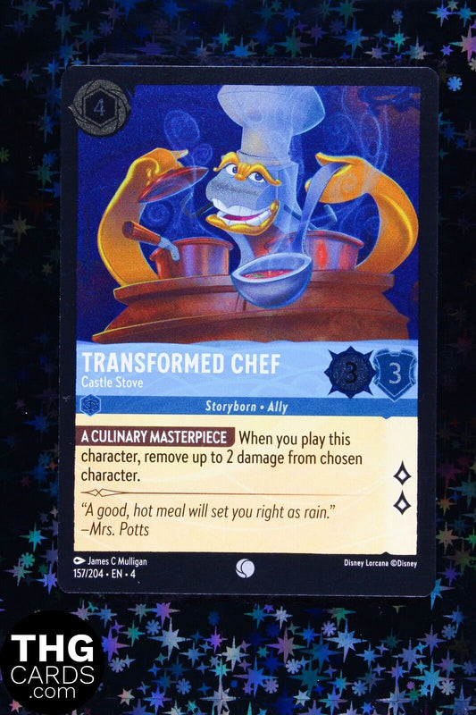 Transformed Chef, Castle Stove 157/204 Common Lorcana Card EN 4