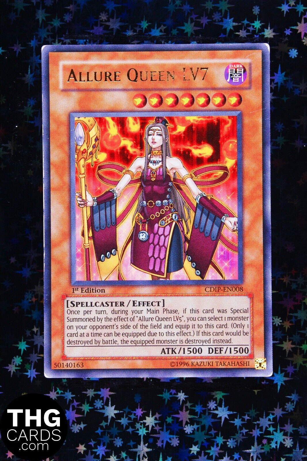 Allure Queen LV7 CDIP-EN008 1st Edition Ultra Rare Yugioh Card