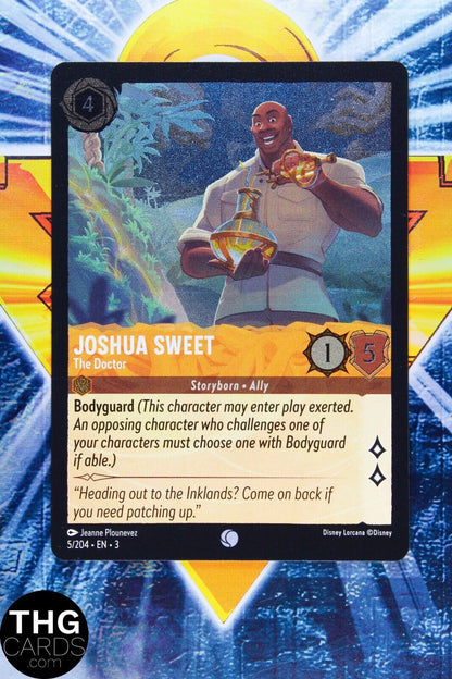 Joshua Sweet, The Doctor 5/204 Foil Common Lorcana Into the Inklands Card