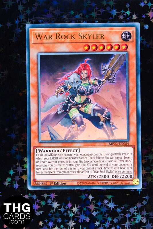 War Rock Skyler MP22-EN054 1st Edition Ultra Rare Yugioh Card