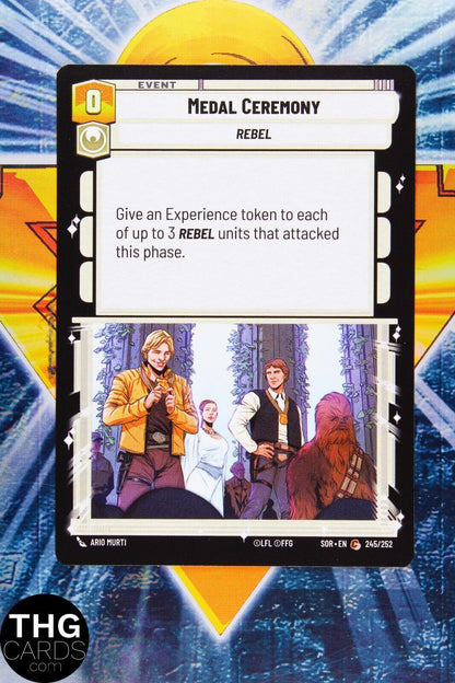 Medal Ceremony 245/252 Common Star Wars Unlimited Card