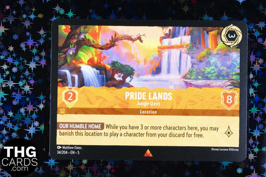 Pride Lands, Jungle Oasis 34/204 Rare Lorcana Card EN 5