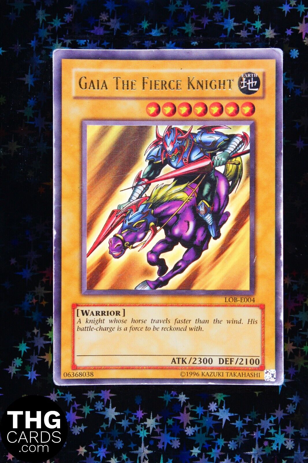 Gaia, the Fierce Knight LOB-E004 Ultra Rare Yugioh Card 2