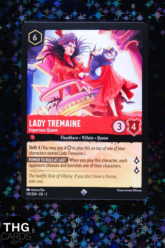 Lady Tremaine, Imperious Queen 110/204 Super Rare Lorcana Card EN 2