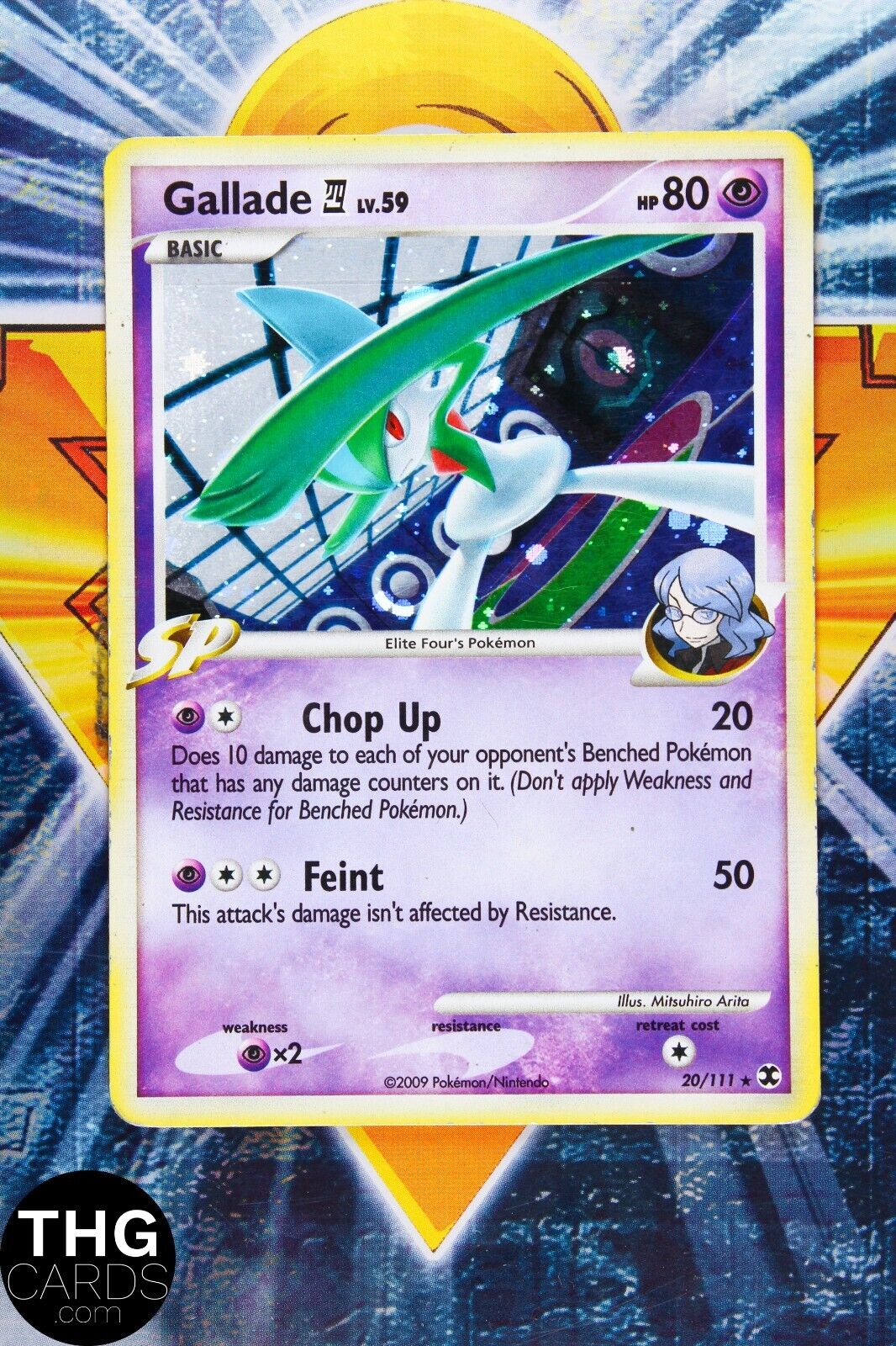 Gallade 20/111 Rare Holo Platinum: Rising Rivals Pokemon Card