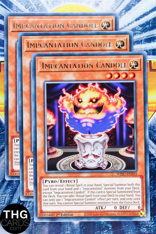 Impcantation Candoll WISU-EN043 1st Edition Rare Yugioh Card Playset