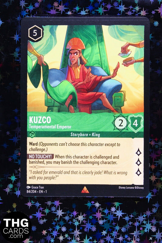 Kuzco, Temperamental Emperor 84/204 Rare Lorcana Card EN 1