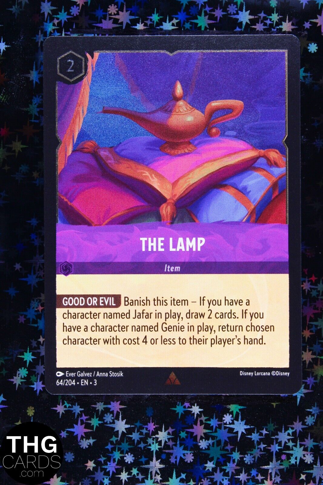 The Lamp 64/204 Rare Foil Lorcana Card EN 3