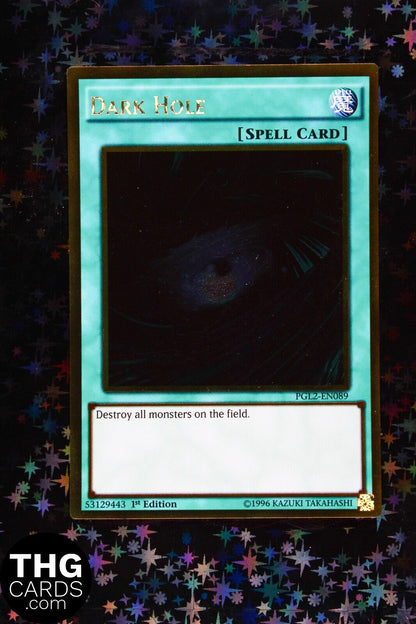 Dark Hole PGL2-EN089 1st Edition Ultra Rare Yugioh Card