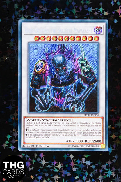 Gashadokuro, The Skeletal Mayakasi HISU-EN036 1st Ed Secret Rare Yugioh Card