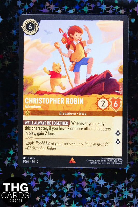 Christopher Robin, Adventurer 2/204 Rare Lorcana Card EN 2