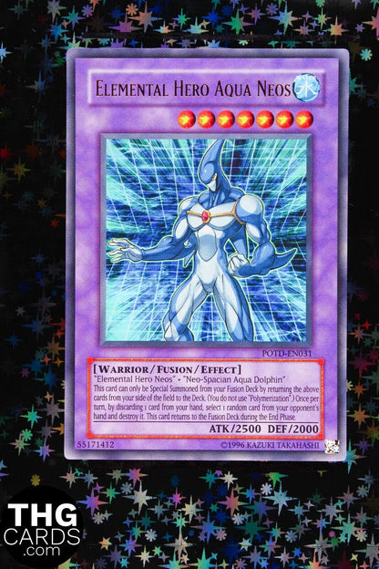 Elemental Hero Aqua Neos POTD-EN031 Ultra Rare Yugioh Card