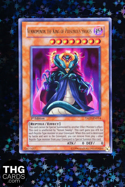 Vennominon the King of Poisonous Snakes TAEV-EN014 1st Ed Ultra Rare Yugioh Card