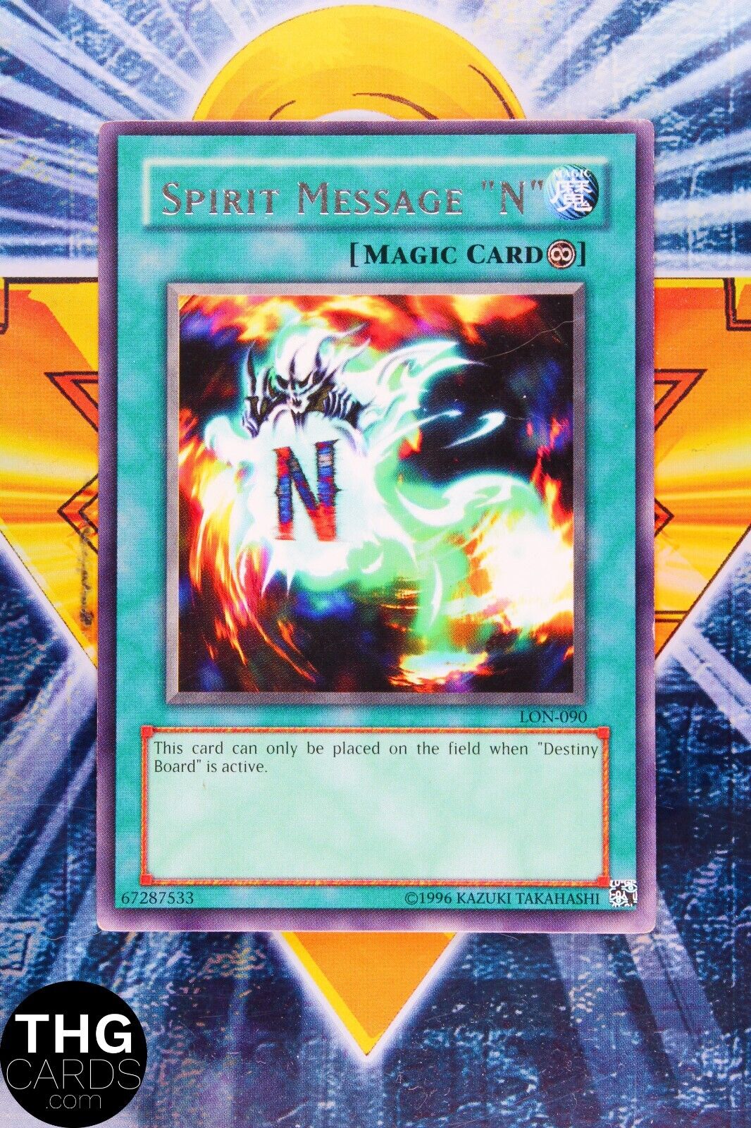 Spirit Message "N" LON-090 Rare Yugioh Card MAGIC CARD 1